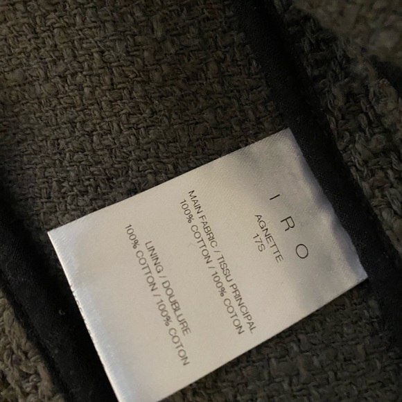 Iro Agnette grey jacket 38 - Picture 5 of 6